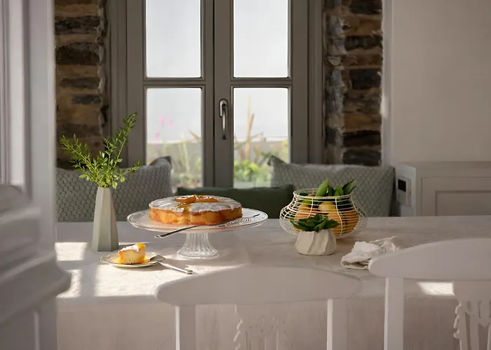 Luxury Private Cycladic Villa With Pool In Tinos 5Br For 10 Guests * Agapi